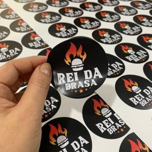 hasil cetak stiker label produk